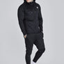 SikSilk - Black Hoodie and Joggers Set